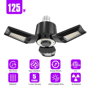 125Watt LED Deformable Garage Light Basement Workshop Home Use Super Bright Lamp - Picture 1 of 7