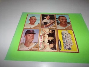 17-Card Lot 1962 Topps Baseball (Angels/Billy Gardner/Jack Spring/Mickey Vernon) - Picture 1 of 7