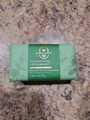 (4) Bath & Body Works Eucalyptus Spearmint Shea Butter Cleansing Bar - Image 1 of 2