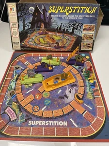 Vintage - Gioco da Tavolo Superstizione - Milton Bradley - 1977 - Foto 1 di 7
