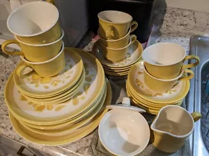 Royal Ironstone Cavalier DAMSEL Vintage 70's China Set 38 Pieces Collectible - Picture 1 of 24