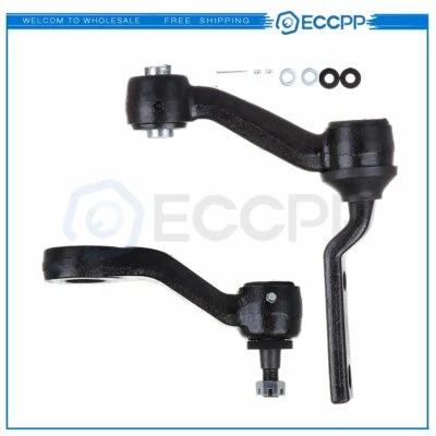 For 1995-2002 Ford Crown Victoria Town Car Grand Marquis 2x Pitman Idler Arm Kit - Image 1 of 4