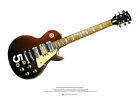 Pete Townshend's #5 Wine Red Gibson Les Paul Deluxe ART POSTER A2 size