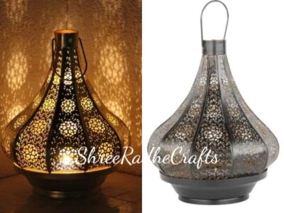 Handmade Candle Holder Lamp, Moroccan Turkish Lamp, Bedside Floor Lamps For Home - Image 1 of 4