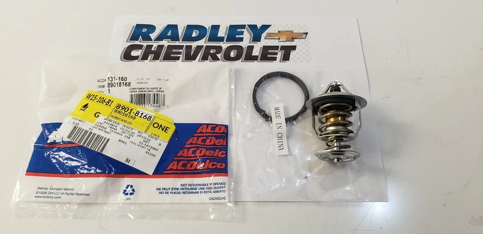 Engine Coolant Thermostat Kit ACDelco GM Original Equipment 89018168 - Image 1 of 2