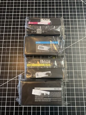 GENUINE LEXMARK 200XL BLACK CYAN MAGENTA YELLOW INK CARTRIDGES NEW SEALED no box - Image 1 of 3