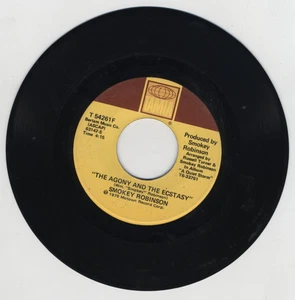 Used 45 Vinyl Record Smokey Robinson – The Agony And The Ecstasy Tamla T54261F - Picture 1 of 2