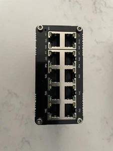 Hereta 10 Ports Industrial Gigabit Ethernet Switch with auto-MDI/MDI-X Function - Picture 1 of 8