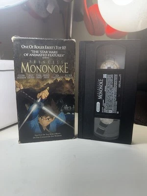 Princess Mononoke VHS Tape 2000 - Studio Ghibli - Rare English Dubbed Version Foto 1 de 3