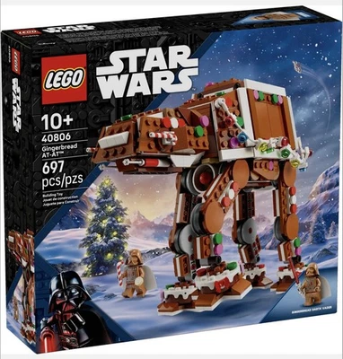 LEGO Star Wars Gingerbread AT-AT (40806) – Limited Holiday Set -New & Sealed - Image 1 of 3