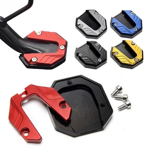 Stand Kickstand Non-slip Plate Side Extension Support Foot Pad Motorcycle Kit h - Picture 1 of 15