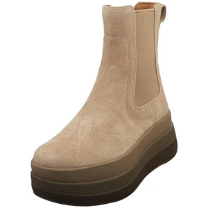 FitFlop F-MODE Chelsea Boots Femme Taupe - Picture 1 of 8