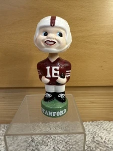 Stanford Cardinal Mascot Football Vintage Ceramic Bobble Head Rare - Picture 1 of 2