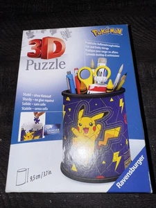 NEW & SEALED Ravensburger 11257 Pokemon Pencil Holder 3D Jigsaw Puzzle - Picture 1 of 2