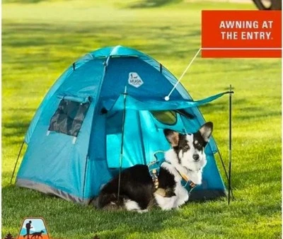 Arcadia Trail - Tienda de campaña azul de sombra definitiva para perros o mascotas con bolsa de transporte ***NUEVA*** Foto 1 de 4