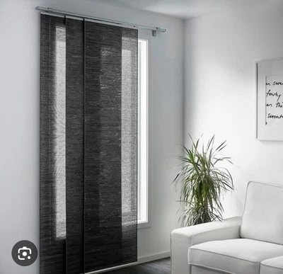 Cortina ciega panel gris oscuro FONSTERVIVA IKEA descontinuada 24x118 NUEVA Foto 1 de 4