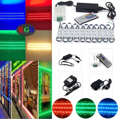 10ft 5050 LED Module Light Store Window Showcase Decor lamp Billboard SIGN Strip - Image 1 of 4