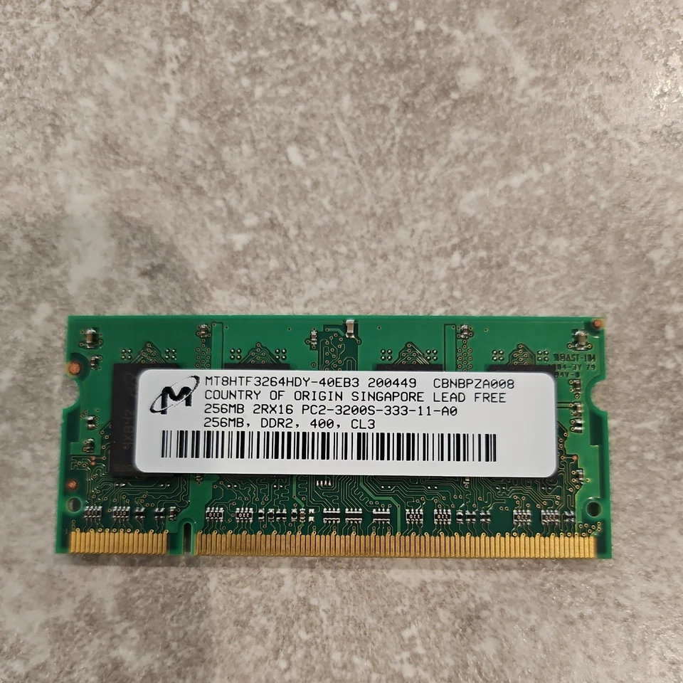 Micron 256MB Memory RAM - Image 1 of 1