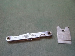 Vintage Champion Zündkerzenspaltwerkzeug + Champion Spark Tapering Gap Tool CT-410 - Bild 1 von 8