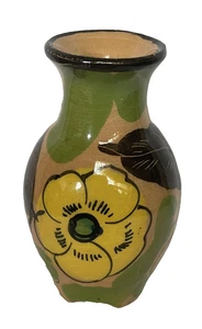 Art Pottery Mini Flower Vase Numbered Signed Made in Italy Handmade 3" - Picture 1 of 6