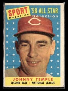 1958 Topps #478 Johnny Temple - VG/EX Set Break! - Foto 1 di 2