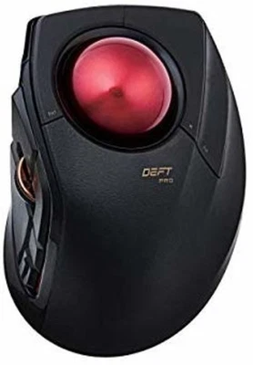 Trackball mouse 8 button Bluetooth M-DPT1MRBK Elecom F/S w/Tracking# Japan New - Image 1 of 4