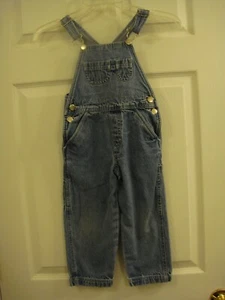 Unisex Unbranded One Piece Bibs Overalls Denim Size 4-5 - Picture 1 of 9
