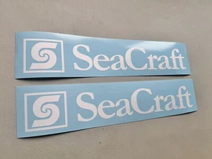 Sea Craft Boat Decals SET OF 2 Vinyl Decal Stickers - Picture 1 of 4