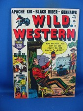 WILD WESTERN 19 VG F  ATLAS  APACHE KID  1951