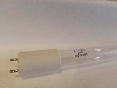 Victory Lighting 2ft 20w T6 Germicidal Tube TUV UV-C GUV20WD G13 Bi Pin Base - Image 1 of 3