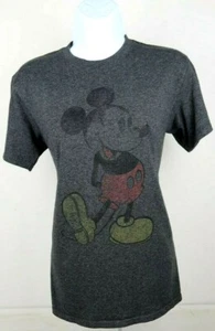 Disney Steamboat Mickey Mouse Distressed Retro Grafik grau T-Shirt Gr. S - Bild 1 von 3