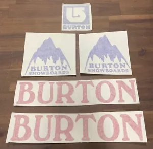 VERSCHIEDENE BURTON AUFKLEBER STICKER PACK #2 (INSGESAMT 6 STÜCK) - Bild 1 von 1