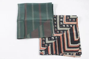 Lot of 2 silk pocket handkerchief made in Italy - Picture 1 of 3