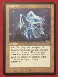 Magic The Gathering LEGENDS NORTH STAR artifact card MTG - Picture 1 of 2