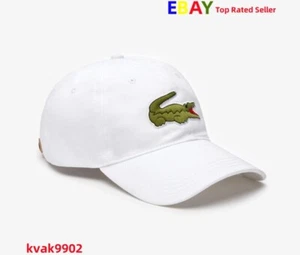 New LACOSTE Unisex Embroidery Adjustable Casual Sports Baseball Cap Trucker Hat - Picture 1 of 3