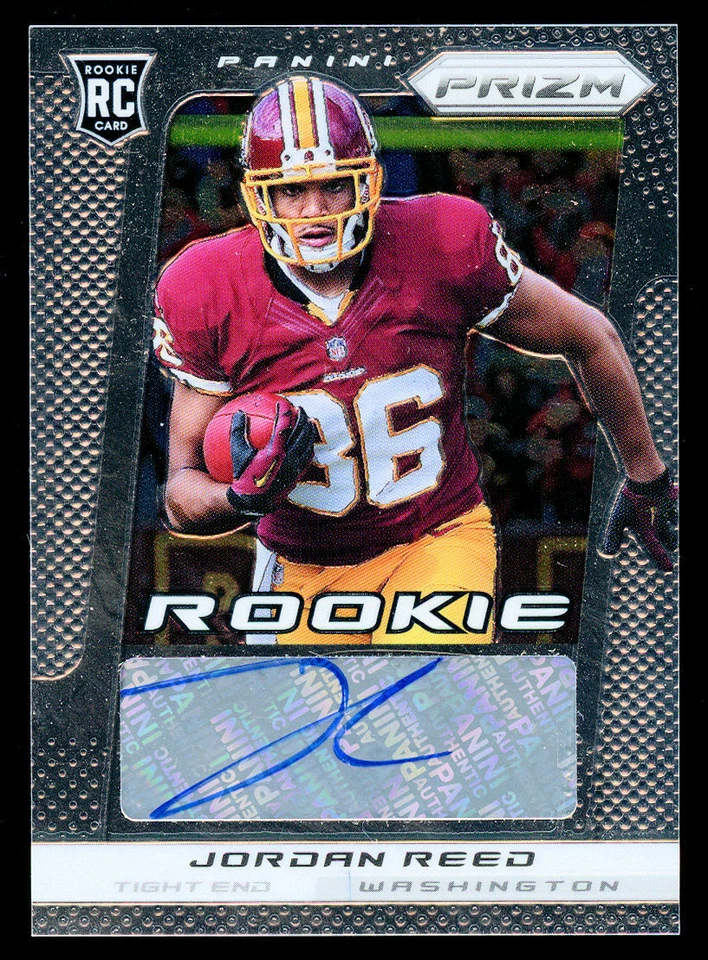 Tarjeta de novato Jordan Reed #248 firmada con autógrafo automático 2013 Panini Prizm  Foto 1 de 1