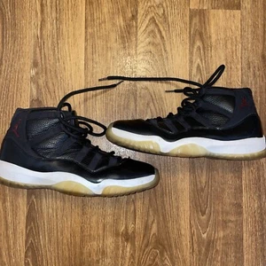 Nike Air Jordan Retro XI 11 72-10 Black White Red 2015 378037-002 Size 12 - Picture 1 of 15