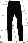Gymshark Sculpture Black Mesh Panel Dry Moisture Management Legging Sz S E401