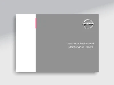 Nissan Navara Service History Book Vuoto Per Tutti I Modelli