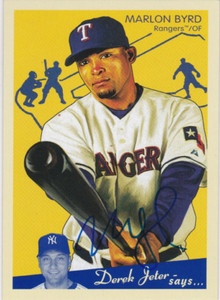 2008 Upper Deck Goudey Autographs #MB Marlon Byrd Auto - NM