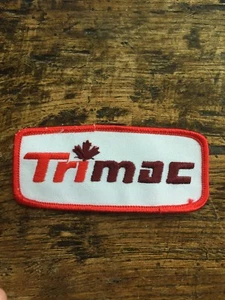Vtg Trimac Transportation Canada Sew On Patch Trucking Trucking Alberta AB Truck - Imagen 1 de 4