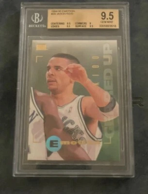 1994-95 Skybox Emotion Jason Kidd #20 Rookie BGS 9.5 Gem Mint - Photo 1/2
