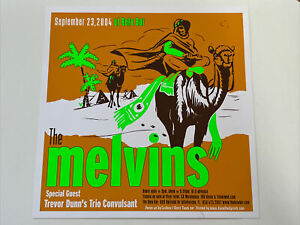 The Melvins Camels Riding Through Egypt Great Pyramids Original Concert Poster