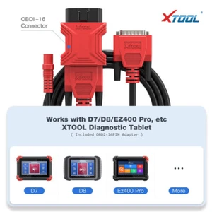 XTOOL OBD2 Scanner Diagnostic Cable Adapter Connector For D7 D8 EEPROM Adapter - Picture 1 of 21