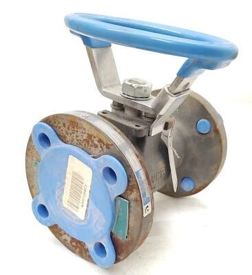 🔥 NEW Jamesbury, WCB 1-1/2" Ball Valve, 5" Flange, CSTL, P/N: 7150312236XTZ1 - Image 1 of 4
