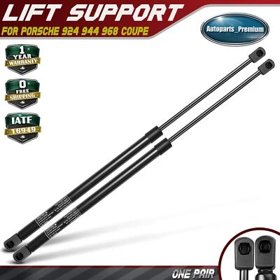 2x puntales de elevación de puerta trasera para maletero trasero para Porsche 924 944 968 77-95 cupé Foto 1 de 4