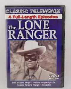 The Lone Ranger - DVD - 4 Episodes - Clayton Moore Jay Silverheels NEW Sealed - Picture 1 of 2