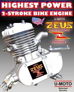 66cc 80cc 2-STROKE MOTORIZED BIKE ENGINE ONLY FOR MOTORIZED BIKE KITS - Picture 1 of 11