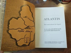 Atlantis by A.G. Galanopoulos 1969 1st Edition Illustrated - Picture 1 of 11