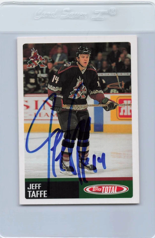 2002/03 Topps Total #428 Jeff Taffe Coyotes Signed Auto *G1519 - Image 1 of 1